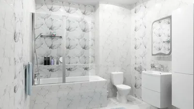 Отделка ванной комнаты своими рукам – дизайн и фото