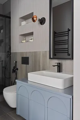 Дизайн ванной комнаты с 3D стеновыми панелями | Wall paneling, Bathroom  design small, Interior