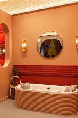 Плавные линии гибких 3D панелей для декора ванной | Декор ванной, Интерьер,  Декор