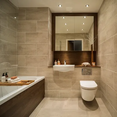 Бежевая ванная: секреты и правила дизайна (48 фото) | Дизайн и интерьер  ванной комнаты