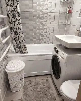 Дизайн маленькой ванной комнаты без туалета (24 фото)