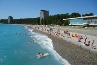 Песчаные пляжи в Абхазии - фото с описанием лучших курортов
