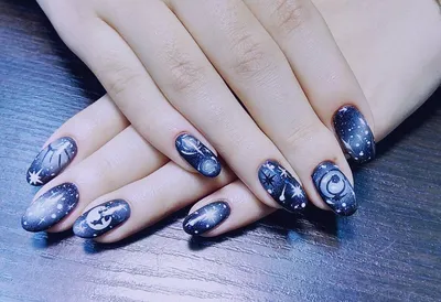 Аэрография на ногтях, французский маникюр, черный френч, маникюр , дизайн  ногтей | Nails, Nail designs, Beautiful nail designs