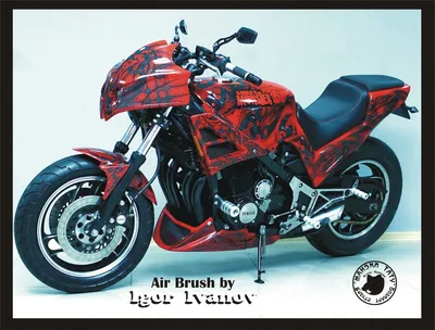 Комплект мотоцикл и шлем Yamaha | iAerography — аэрография спб