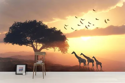 Вятские картины на холсте \"Природа пустыня Африка закат\" на подрамнике /  декор для дома / интерьер / на стену | AliExpress