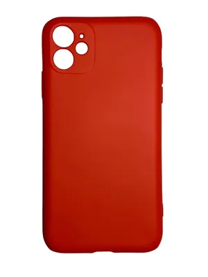 Чехол для Apple iPhone 11 / чехол на айфон 11 красный - купить с доставкой  по выгодным ценам в интернет-магазине OZON (218134482)