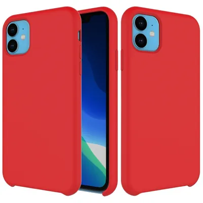 Силиконовый чехол Solid Color Liquid на iPhone 11- красный купить в Киеве,  Одессе, цена в Украине | CHEKHOL