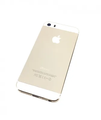 Крышка Apple iPhone 5s золотой корпус А-сток