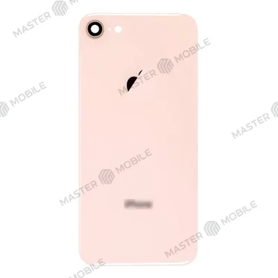 Задняя крышка для Apple iPhone 8 (золотистый) (в сборе со стеклом камеры)  (Premium) купить в интернет-магазине Master-mobile