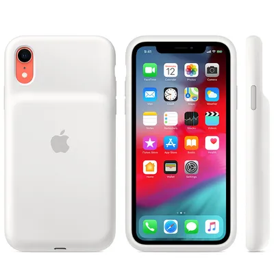 Чехол для смартфона Apple Smart Battery Case для iPhone XR белый - цена,  купить на nout.kz