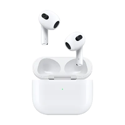 Apple AirPods (3rd generation) with Lightning Charging Case White MPNY3AM/A  - Best Buy