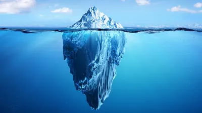 Айсберг под водой (65 фото) - 65 фото