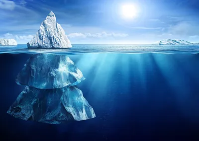 Как выглядит айсберг под водой - ЯПлакалъ