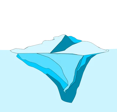 Верхушка айсберга плавают в воде Стоковое Фото - изображение насчитывающей  гренландия, красивейшее: 172761212