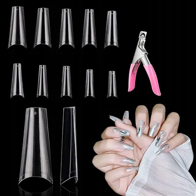 Nail Fairy Накладные гелевые ногти с дизайном и клеем