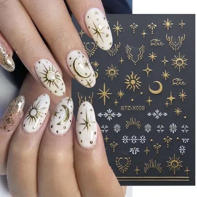 Рамка Ромашка украшения для дизайна ногтей цветы наклейки для ногтей звезды  наклейки для ногтей маникюрные аксессуары – лучшие товары в онлайн-магазине  Джум Гик