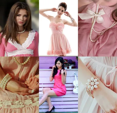 Розовые мечты или как выбрать бижутерию к самому «девочкиному» цвету платья  — www.monashop.ru