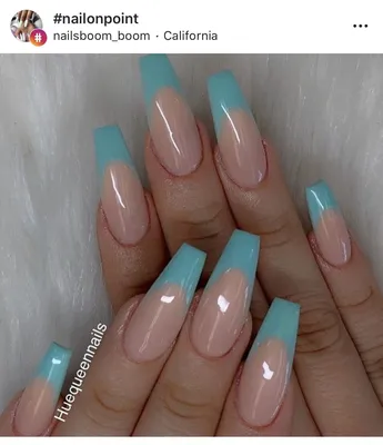 AQUA OMBRE DESIGNER INSPIRED NAILS FOR BEGINNERS - YouTube