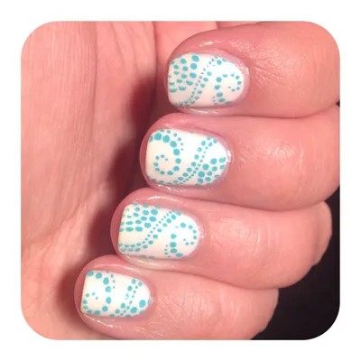 Aqua summer nails | Ombre acrylic nails, Square acrylic nails, Nails