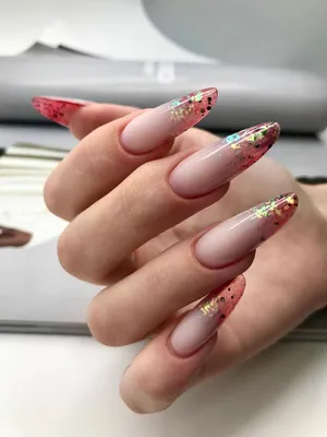 Аквариумный дизайн ногтей | Carnival nails, Almond acrylic nails designs,  Grunge nails