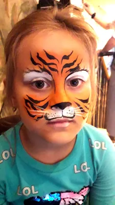 Аквагрим, рисуем тигра. Face painting, tiger. It's simple. - YouTube