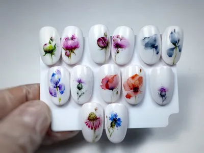 Nail-акварель, курс с правом преподавания. | Nail Art