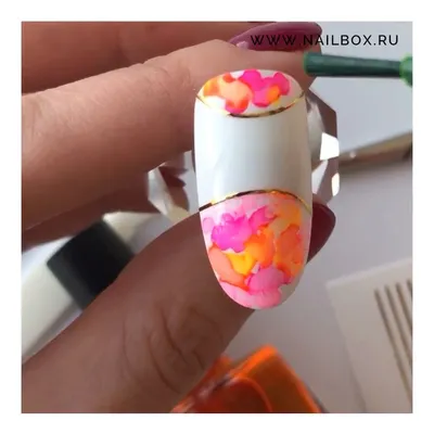 Дизайн с акварельными каплями TNL (видео) — блог магазина NailBox о  маникюре и товарах для ногтей