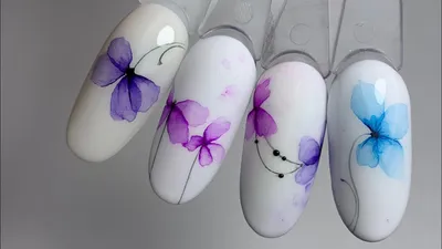 АКВАРЕЛЬНЫЕ цветы. ТОП 2019 года. САМЫЕ воздушные дизайны. Юлия Голубкова -  YouTube