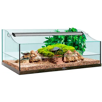 Аквариум для водных черепах Биодизайн Turt-House Aqua 100 (123 литра). Без  светильника. Без тумбы.
