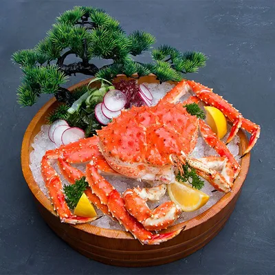 Камчатский краб из аквариума | Японский ресторан «Ginza Izakaya»