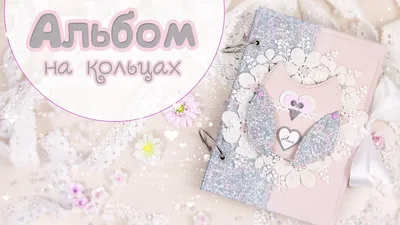 Альбом на кольцах. Обложка для альбома из ткани.