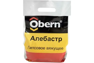 Алебастр Obern 1 кг 22192 - выгодная цена, отзывы, характеристики, фото -  купить в Москве и РФ