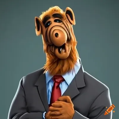 Alf character in sailor moon anime style on Craiyon
