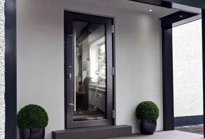 Алюминиевые двери купить в Краснодаре | Цена на двери из теплого  алюминиевого профиля «АЛЮТЕХ» у производителя