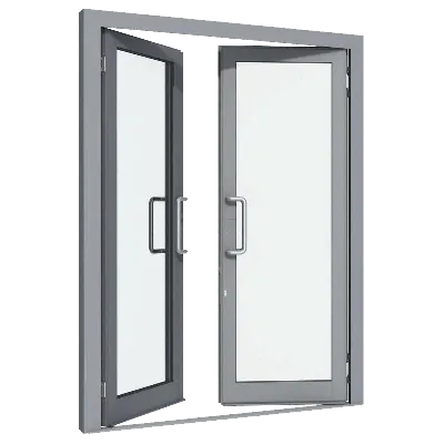 Холодная алюминиевая дверь №1 900x2100 - купить в Москве, цена, отзывы