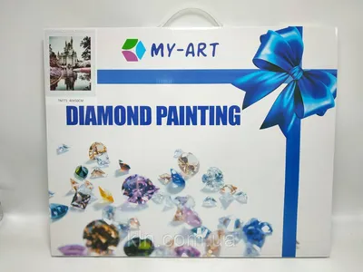 Алмазная вышивка - Окно в сад, FS203 - купить Рисование камнями, алмазная  техника | CultMall