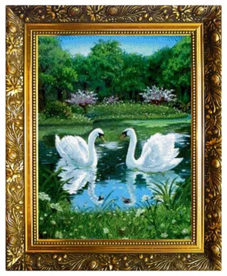 Купить алмазная мозаика \"Лебеди\", 26 цветов MILATO, цены на Мегамаркет |  Артикул: 100025587705