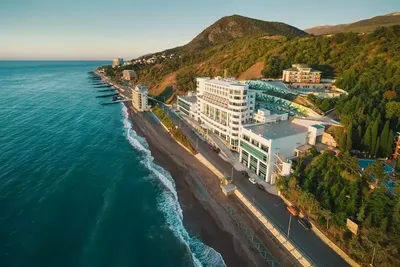 Пляж в Алуште - Санаторий \"Алушта\" в Крыму - Отдых и лечение в Крыму.  Официальный сайт