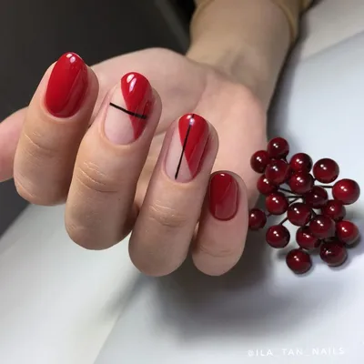 Алые ногти бомбезный маникюр | Nails, Beauty