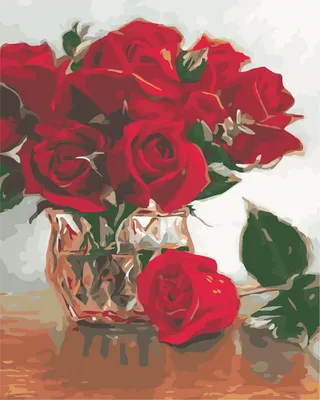 Алые розы “Нина” 70cm это букет из свежих срезанных цветов. KROKUS - лучший  интернет магазин, доставка цветов в Риге