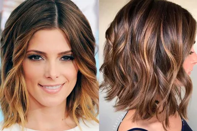 Мелирование на темные волосы: фото до и после