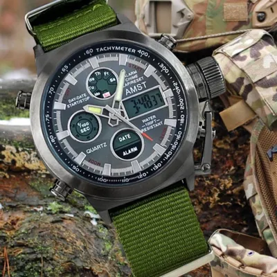 Военные часы АМСТ - достав по РФ в Уфе №374370S163657953