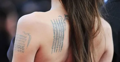 Татуировки Анжелины Джоли | Пикабу