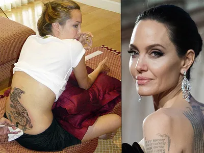 Стало известно, какие новые татуировки сделала Анджелина Джоли | HELLO!  Russia