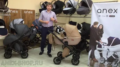 Обзор детской коляски Anex Cross (Анекс Кросс) - YouTube