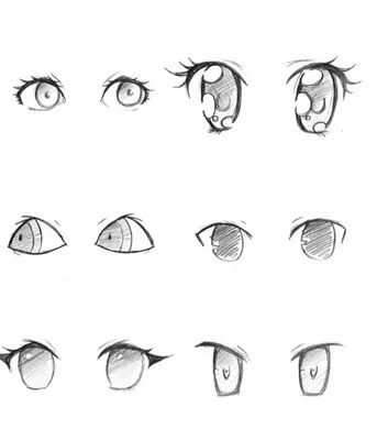 Как нарисовать глаза аниме | Художка онлайн | Дзен