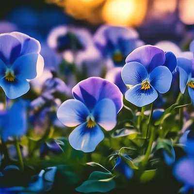 Скачать обои цветы, анютины глазки, yellow, garden, violet, white  background, Viola, раздел цветы в разрешении 7000x4667