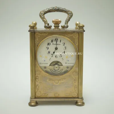 Необычный удивляющий подарок женщине руководителю маме бабушке: антикварные  французские часы \"Букет\" с боем