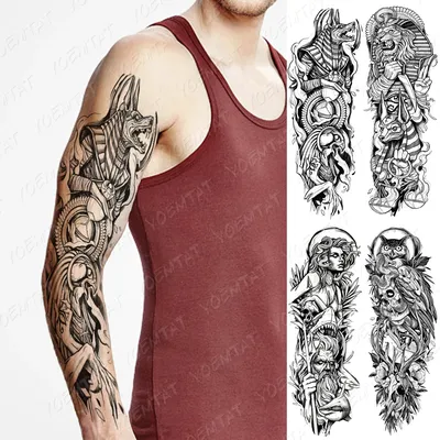 Татуировка Анубиса на теле мужчины: значение и символика - tattopic.ru