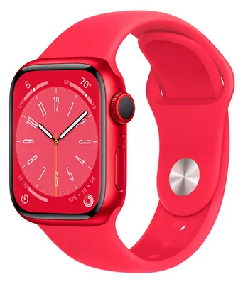 Умные часы Apple Watch Series 8 41mm GPS Red Aluminum Case with Sport Band  Product Red купить в Липецке по низкой цене | Интернет-магазин  Хатико-Техника (ранее AppLipetsk)